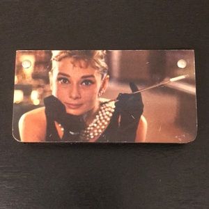 Audrey Hepburn Breakfast at Tiffany’s Repurposed Vinyl Record Wallet